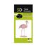 Maquette 3D en papier Flamant rose FRI-11630 Fridolin 2