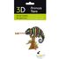 Maquette 3D en papier Caméléon coloré FR-11738 Fridolin 2