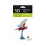 Maquette 3D en papier Ara Volant FRI-11752 Fridolin 2