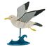 Maquette 3D en papier mouette FRI-11763 Fridolin 2