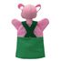 Marionnette Petit Cochon vert MU-22649B Mú 2