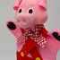 Marionnette Petit Cochon rouge MU-22653A Mú 2