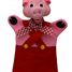 Marionnette Petit Cochon rouge MU-22653A Mú 1