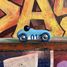 Voiture Old sport Compet’ turquoise V2290B Vilac 3