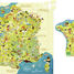 Puzzle Carte des merveilles de France V2726 Vilac 2
