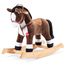 Cheval à bascule marron foncé TRU-29708 Trudi 1