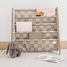 Bibliothèque enfant damier beige EFK-107-016-020 3 Sprouts 2