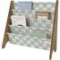 Bibliothèque enfant damier vert EFK-107-016-021 3 Sprouts 1