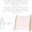 Bibliothèque enfant vichy beige EFK-107-016-017 3 Sprouts 6