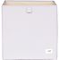 Cube de rangement uni gris clair EFK107-002-027 3 Sprouts 1