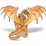 Figurine Dragon à deux têtes or PA38938-2984 Papo 4