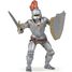 Figurine Chevalier en armure au plumet rouge PA-39244 Papo 1