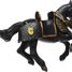 Figurine Cheval du chevalier en armure noire PA-39276 Papo 1