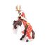 Figurine Cheval du maître des armes cimier cerf PA39912-2870 Papo 6