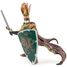 Figurine Maître des armes cimier dragon PA39922-2876 Papo 4