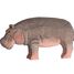 Figurine Hippopotame en bois WU-40457 Wudimals 1