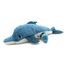 Peluche dauphin maman et son bébé bleu DE74901 Les Déglingos 3