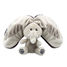 Peluche Flipetz Eléphant Aubergine DE-80103 Les Déglingos 4