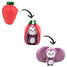 Peluche Flipetz Chouette Fraise DE-80104 Les Déglingos 2