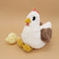 Peluche poule maman et son bébé DE76010 Les Déglingos 4