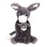 Peluche âne maman et son bébé gris DE76030 Les Déglingos 3