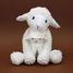 Peluche mouton maman et son bébé blanc DE76060 Les Déglingos 3