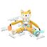 Peluche d'activités nomade Cyranos le renard DE42136 Les Déglingos 3