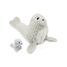Peluche otarie maman et son bébé gris DE76100 Les Déglingos 1