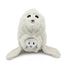 Peluche otarie maman et son bébé gris DE76100 Les Déglingos 3