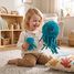 Peluche méduse maman et son bébé bleu DE75900 Les Déglingos 2