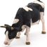 Figurine Vache noire et blanche broutant PA51150-3153 Papo 4