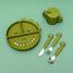 Assiette à compartiments en silicone Mr Dino TX-96-439 Trixie 3