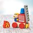Véhicule de pompiers, velcro 7 pcs SE62077 Selecta 2