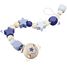 Attache-tétine étoiles bleu SE64014 Selecta 2