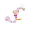 Attache-tétine Ours Steiff rose SE64302 Selecta 3
