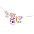 Chaîne pour poussette Ours Steiff rose SE64304 Selecta 3
