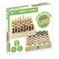 Coffret jeu de dames et d'échecs JJ66440 Jeujura 2