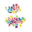 Magnets en bois 58 chiffres V6707 Vilac 2