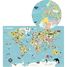 Carte du Monde magnétique Ingela P. Arrhenius V7612 Vilac 2