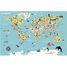 Carte du Monde magnétique Ingela P. Arrhenius V7612 Vilac 1