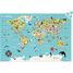 Puzzle carte du Monde Ingela P. Arrhenius V7619 Vilac 2