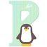 Lettre P - Pingouin SE-83016 Sevi 2