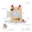 Ardoise magique Louis le loup LI-83473 Lilliputiens 3
