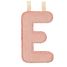Lettre E rose phosphorescente LL83865 Lilliputiens 1