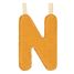 Lettre N jaune phosphorescente LL83876 Lilliputiens 1