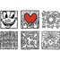 Coffret de 9 cubes Keith Haring V9227 Vilac 3