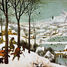 Chasseurs dans la neige de Bruegel A248-650 Puzzle Michèle Wilson 2
