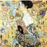 La dame à l'éventail de Klimt A515-80 Puzzle Michèle Wilson 3