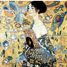 La dame à l'éventail de Klimt A515-80 Puzzle Michèle Wilson 2