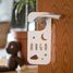 Accroche-porte personnalisable - Nuit blanc VI-PL32 Vintiun 2